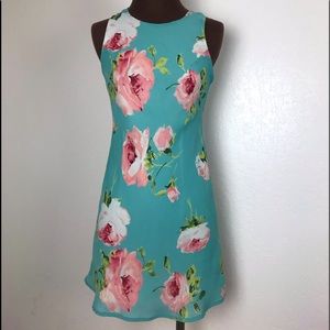 Green Floral Dress SZ 3 by Cement